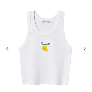 Enchante cropped lemon market tank